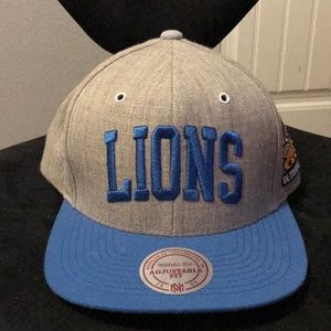 Detroit lions Mitchell & Ness SnapBack